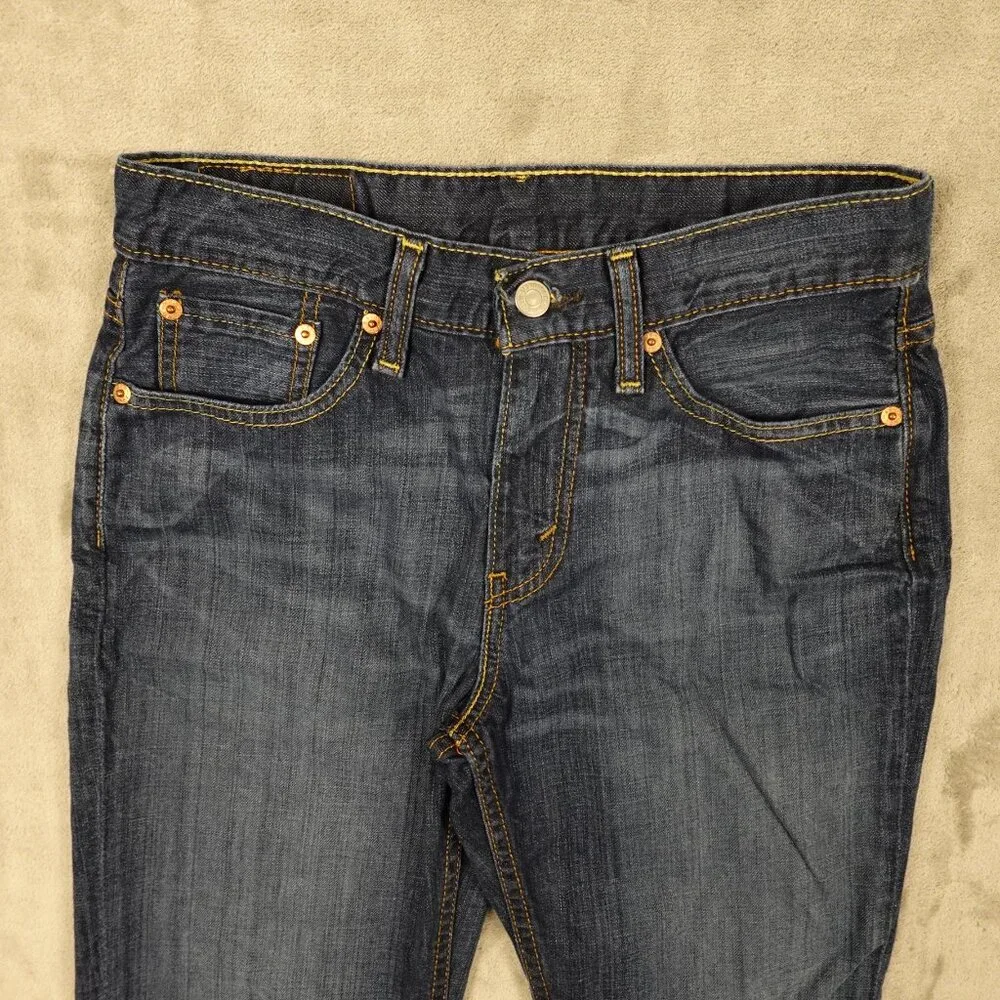 Levi's Jeans 514 Straight Fit men's 29x30 blue denim red‎ tab